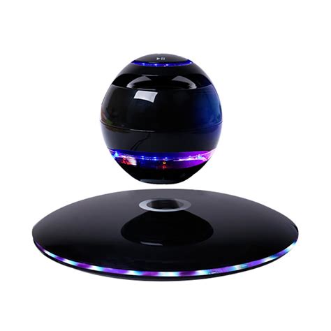 Buy Sunnyli Magnetic Levitating Bluetooth Speaker Led Flash Wireless Floating Speakers At