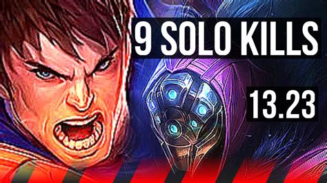 Garen Vs Jax Top 9 Solo Kills 1110 Legendary 12m Mastery 400