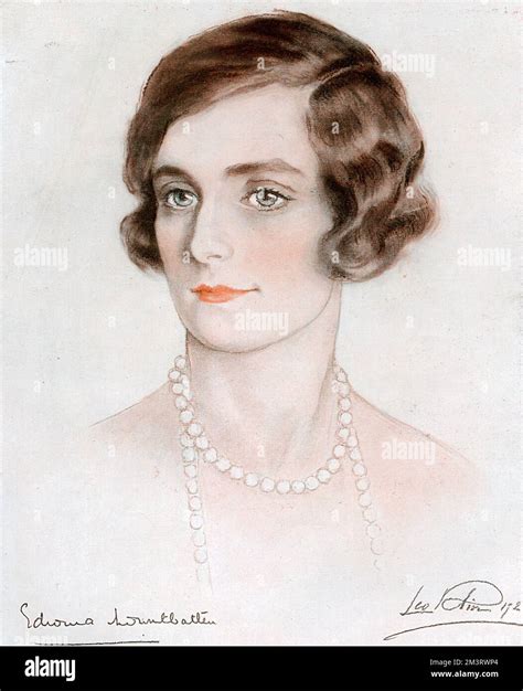 Edwina Ashley Mountbatten, wife of Earl Louis Mountbatten of Burma ...