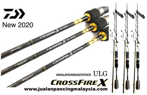 New 2020 Daiwa Crossfire X ULG Spinning Rod Lazada