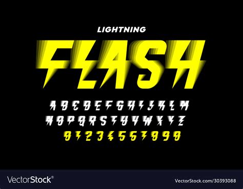 Lightning Bolt Letters At Anthony Stevenson Blog