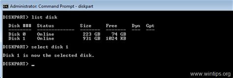 How To Format Hard Drive From Command Prompt Or Diskpart Wintips Org