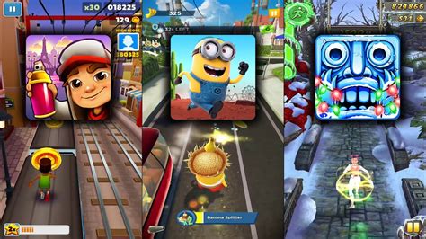 Subway Surfers Paris 2020 Vs Minion Rush Despicable Me Vs Temple Run 2