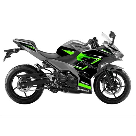 Sticker Motorcycle Variation Ninja Fi 250 2018 Striping Kawasaki Ninja