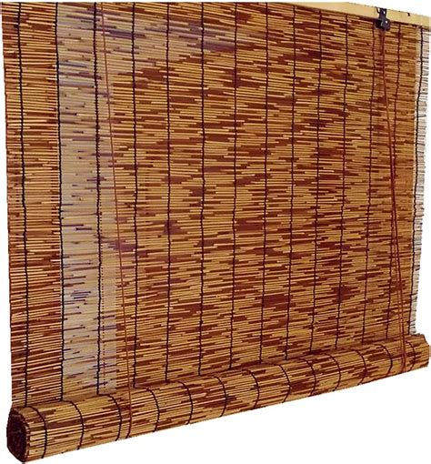 Amazon Outdoor Reed Roller Blinds Bamboo Roller Blinds Retro