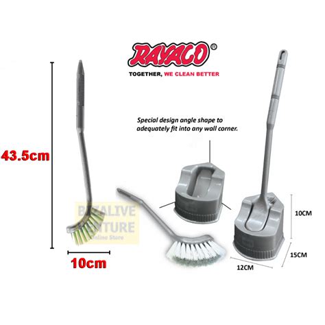 Set Toilet Bowl Brush With Brush Holder Hand Brush Toilet Brush