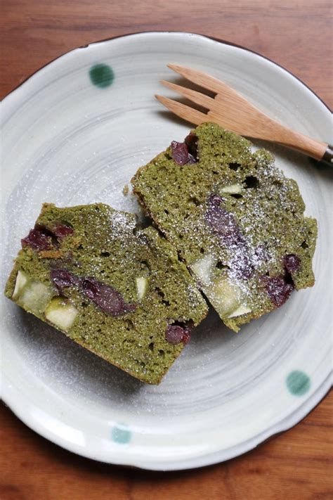 ホットケーキミックスで作る＊さつまいもと小豆の抹茶パウンドケーキ＊ スイーツ好きの簡単鬼ウマレシピ！！