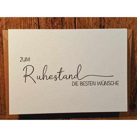 Glückwunsch Zum Ruhestand Abschied Kollege Kollegin