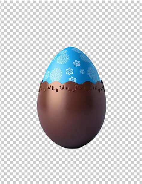 Premium Psd Chocolate Easter Egg