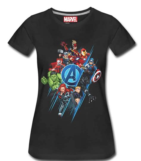 Buy Print My Fashion Marvel Avengers Official Merchandise Girls T Shirt