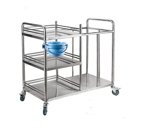 Stainless Steel Medical Dressing Laundry Trolley