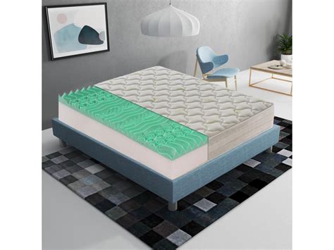 Matelas En Mousse Visco Lastique Cm De Mousse Zones De Confort