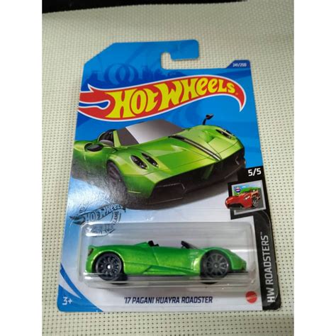 Hot Wheels 17 Pagani Huayra Roadster Shopee Malaysia