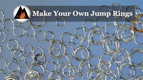 How To Make Your Own Jump Rings Handmade Jewelry Tutorials Jewelry Making Tutorials Jewelry