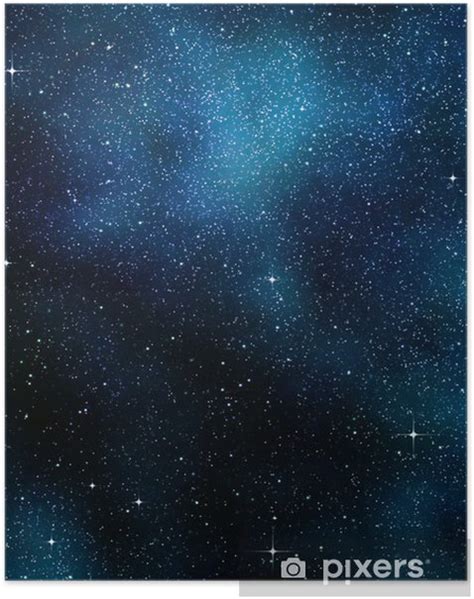 Poster Starry Background Of Deep Outer Space Pixersnetau