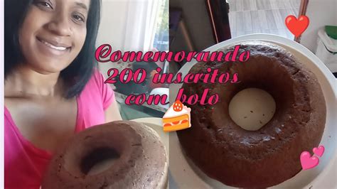 FIZ BOLO DOS 200 INSCRITOS YouTube