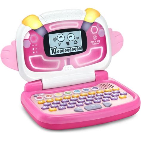 Leapfrog Abc And 123 Laptop For Preschoolers Ages 3 7 Years Greenpink