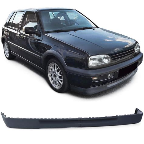 Frontspoiler Spoiler Lippe Stoßstange in Schwarz Sport Version für VW