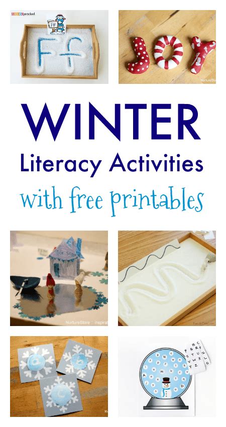 12 winter literacy activities with free printables - NurtureStore