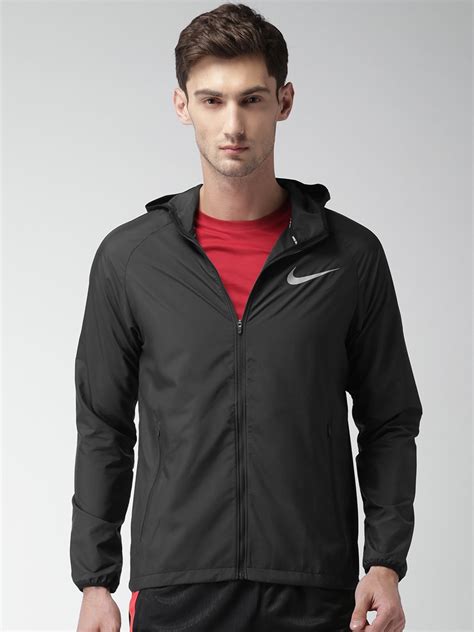 Buy Nike Men Black Solid Sporty Jacket Jackets For Men 2042130 Myntra