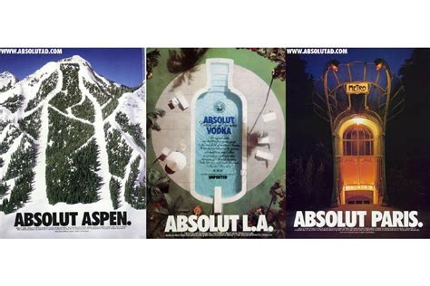 Absolut Vodka Print Ads