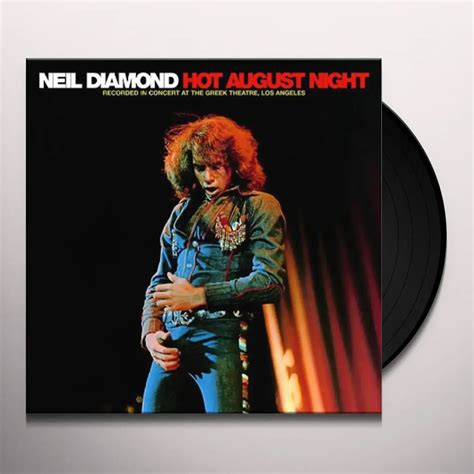 Neil Diamond Hot August Night 50th Anniversary Remastered 180 Gram Vinyl AV Luxury Group
