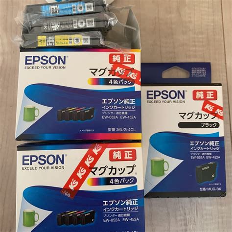 Yahooオークション Epson 純正インク Mug 4cl マグカップ 純正イン