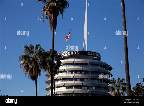 Capitol Records Building In Los Angeles California Stock Photo Alamy