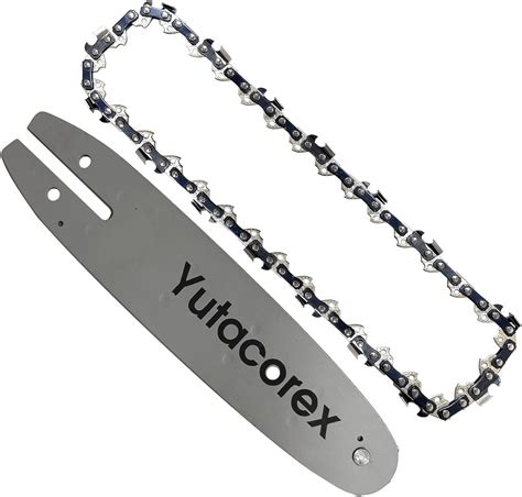 Yutacorex 8inch 3 8lp 050 33dl Chainsaw Guide Bar And Chain Combo Pole Saw Replacement Parts