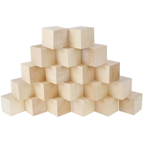 Pluokvzr 20Pcs Basswood Carving Block Natural Smooth Wood Carving Block