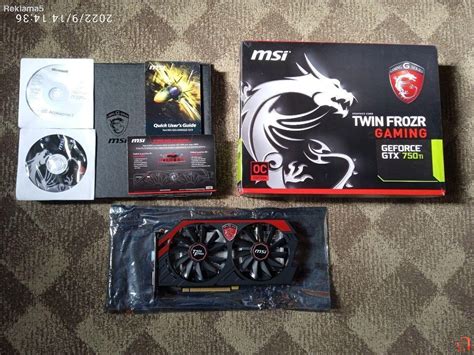 MSI TWIN FROZR GTX 750 TI 2GB DDR5 GAMING OC Прилеп