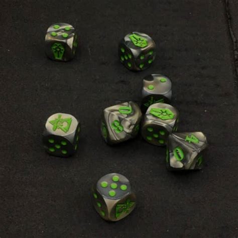 Kill Team: Necrons Dice Set (8th) - #85669 - Mindtaker Miniatures