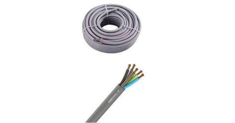 CAE Câble d alimentation souple H05VV F 5G0 75mm² Gris Couronne 50m