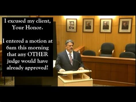 Judge Disanto Deals With A Disagreeable Lawyer Youtube