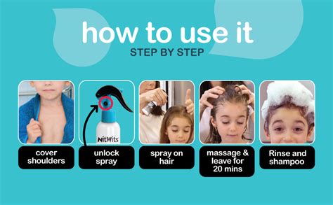 Nitwits All In One Head Lice Treatment Spray Kills Nits Eggs