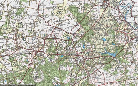 Historic Ordnance Survey Map Of Brookside 1920