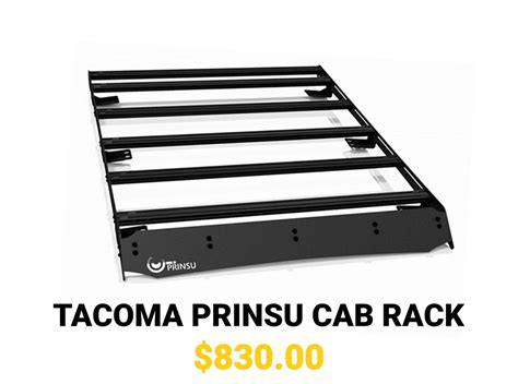 3rd Gen Tacoma Prinsu Cab Rack Storage Package 2016 22 Prinsu Roof Racks