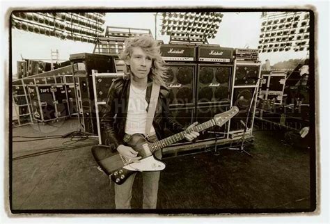 Steve Clarke Of Def Leppard At Donnington For Soundcheck Photo By Ross