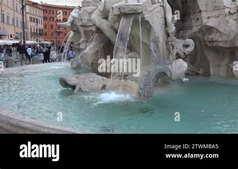 K Rome May Piazza Navona Fountain Of The Four Rivers