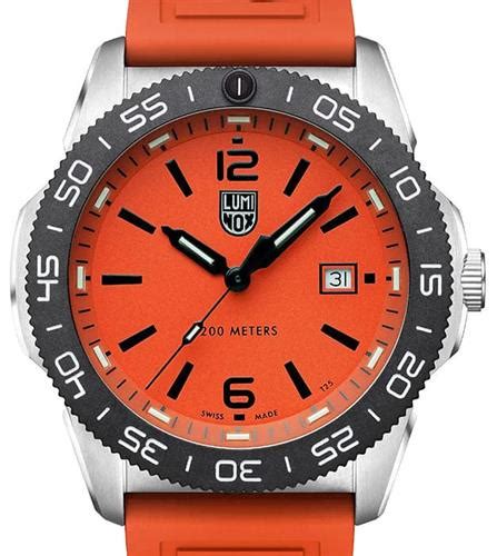 Pacific Diver Orange Luminox Sea Collection Wrist Watch