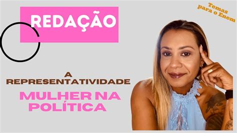 A Representatividade Da Mulher Na Pol Tica Brasileira Reda O Youtube