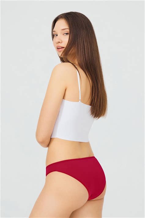 Bordo Basic Pamuklu Kadın Bikini Külot COTTONHILL