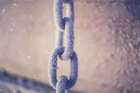 Free Photo Icy Chain Links By Markus Spiske