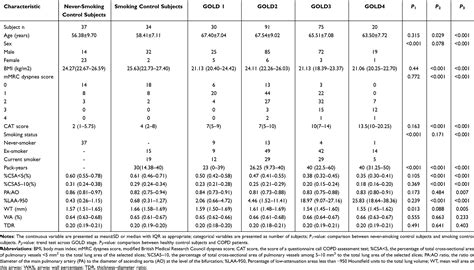 Airflow Limitation And Emphysema In Copd Patients Copd