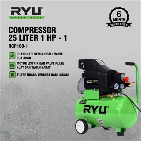 Jual Ryu Compressor Liter Rcp Mesin Kompresor Angin