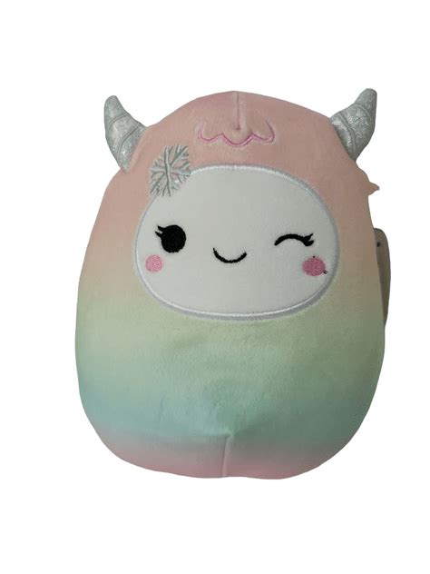 Squishmallows Yara The Rainbow Yeti Stuffed Plush Walmart