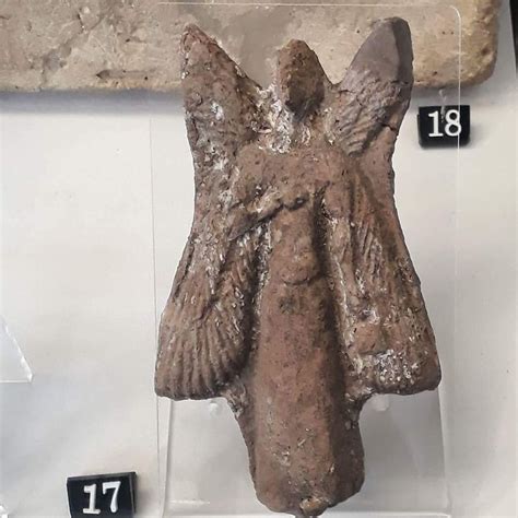 This Sun Dried Clay Figurine Of A Griffin Demon Is One Of Seven Found