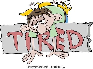 Best Exhausted Cartoon Royalty-Free Images, Stock Photos & Pictures ...