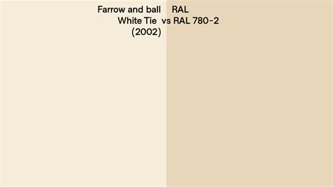 Farrow And Ball White Tie Vs Ral Ral Side By Side Comparison