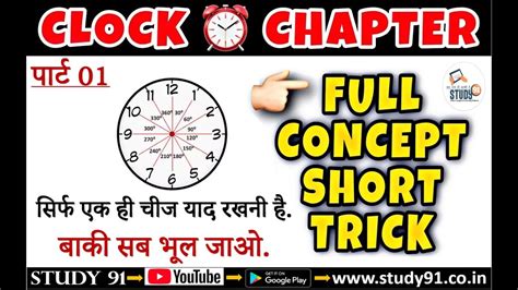 Clock Best Trick For Clock In Reasoning Vikas Sir